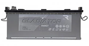 Аккумулятор Gladiator Energy 195 евро обр. пол. 1370A 513x220x200