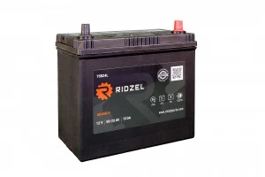 Аккумулятор RIDZEL Asia (75B24L) 58R обр. пол. тонк. кл. 510A 235X127X220