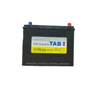 Аккумулятор TAB EFB STOP & GO Asia 70R обр. пол. 680A 260x173x220