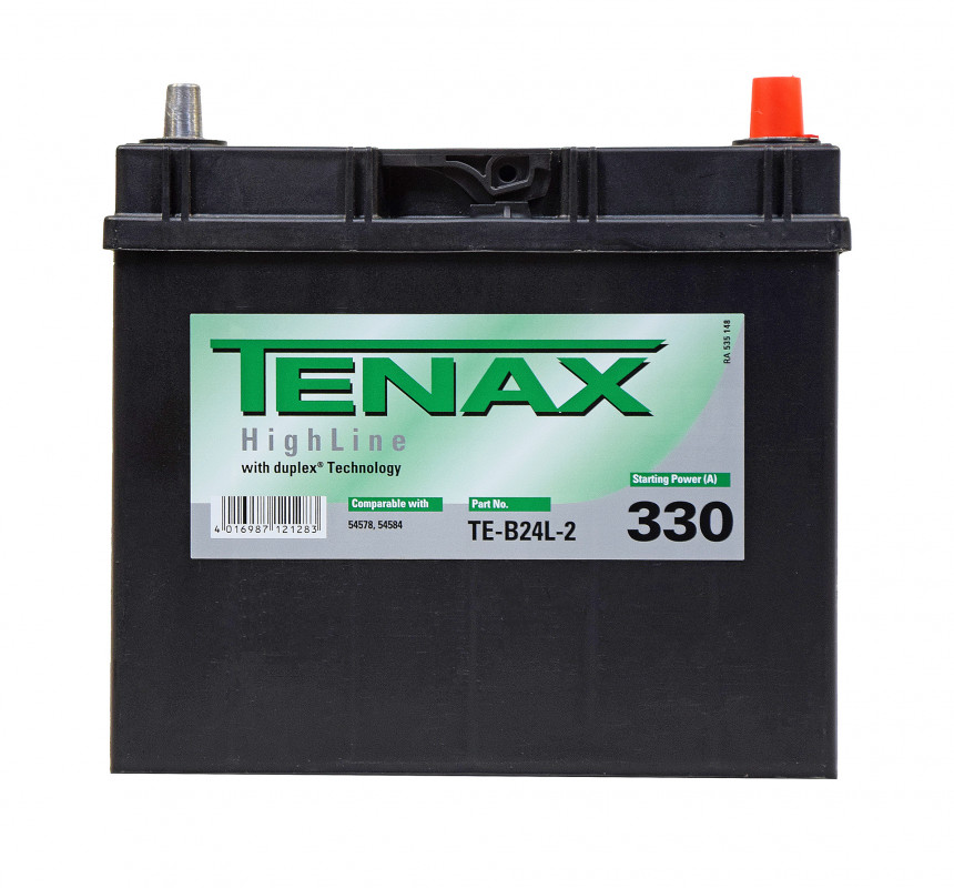 Аккумулятор Tenax Asia 45R обр. пол. тонк. кл. 330A 238x128x220