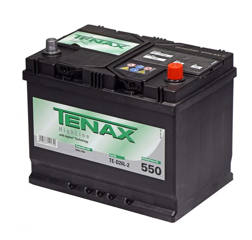 Аккумулятор Tenax Asia 68R обр. пол. 550A 261x173x220