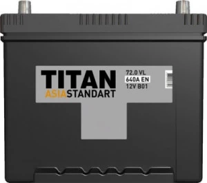 Аккумулятор TITAN Asia STANDART 72R обр. пол. 640A 260x173x220