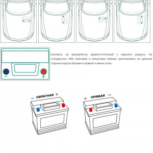 Аккумулятор Alphaline SD 46B19L 44R обр. пол. 400A 186x127x220