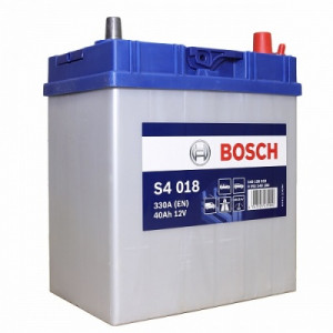 Аккумулятор Bosch S4 018 40R обр. пол. 330A 187x127x227