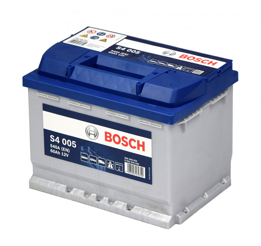 Аккумулятор Bosch S4 005 60R обр. пол. 540A 242x175x190