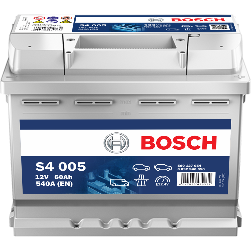 Аккумулятор Bosch S4 005 60 Ач обр. пол. 540A 242x175x190