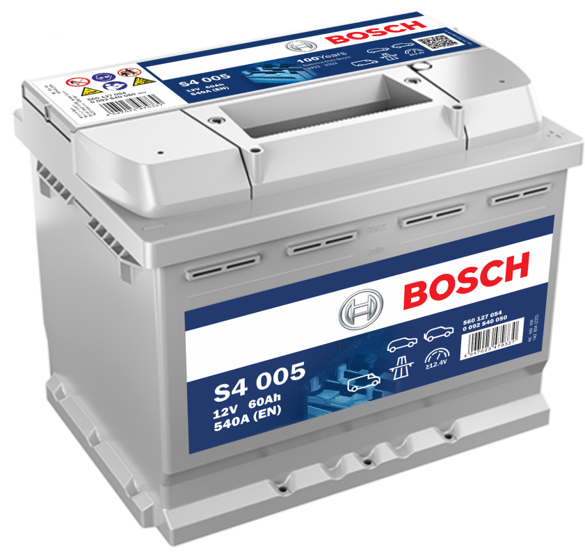 Аккумулятор Bosch S4 005 60 Ач обр. пол. 540A 242x175x190