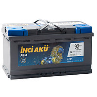 Аккумулятор INCI AKU AGM 92R обр. пол. 850A 353x175x190