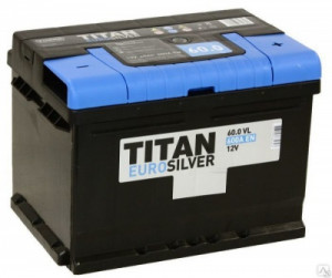 Аккумулятор TITAN EUROSILVER 60R низкий обр. пол. 600A 242x175x175