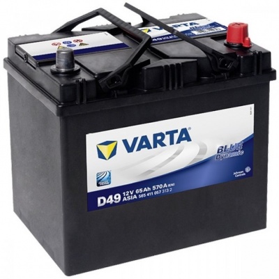 Аккумулятор Varta Blue Asia D49 65R обр. пол. 570A 232x173x220