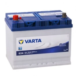 Аккумулятор Varta Blue Asia E24 70L прям. пол. 630A 261x175x220