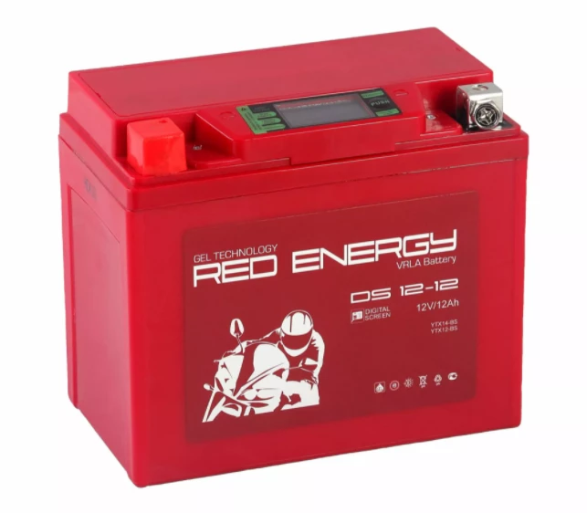 Аккумулятор Мото Red Energy DS1212 12Ач 190A прям. пол. 150х86х131 (YTX14-BS, YTX12-BS)