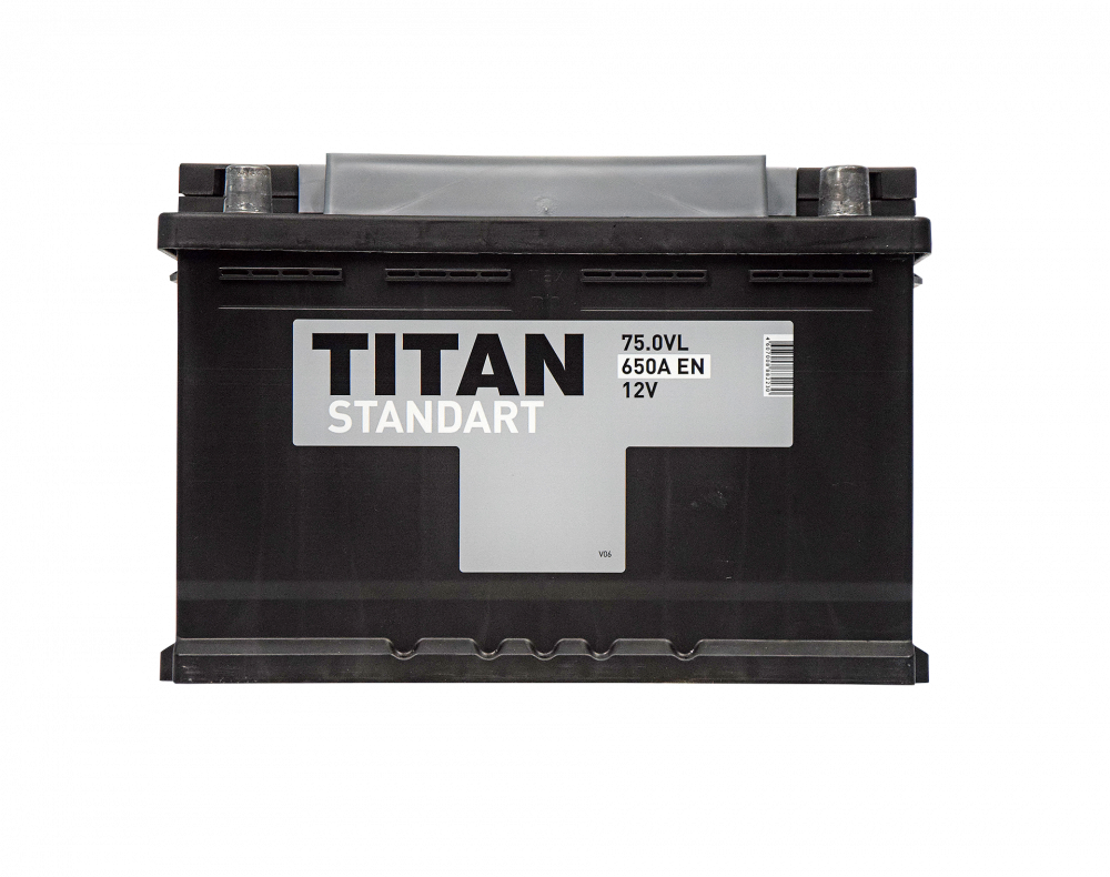 Аккумулятор TITAN STANDART 75R обр. пол. 700A 278x175x190