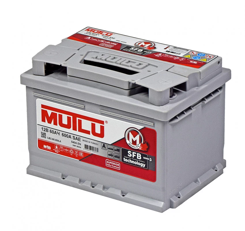 Аккумулятор Mutlu Mega Calcium SFB M2 60R обр. пол. низкая 510A 242x175x175 (LB2.60.051.A)