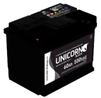 Аккумулятор UNICORN BLACK 60L прям. пол. 500A 242x175x190