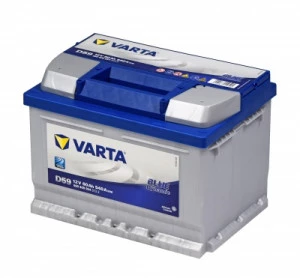 Аккумулятор Varta Blue D59 60R обр. пол. низкий 540A 242x175x175