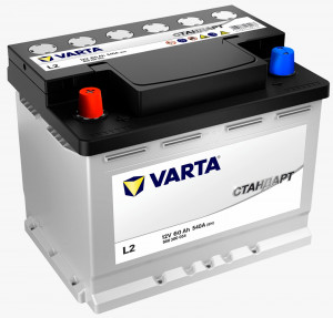Аккумулятор Varta Стандарт 60L прям. пол. 540A 242x175x190