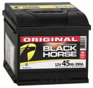 Аккумулятор Black Horse 45L прям. пол. 390A 207x175x190