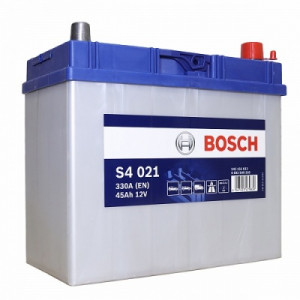 Аккумулятор Bosch S4 020 45R обр. пол. 330A 238x129x227