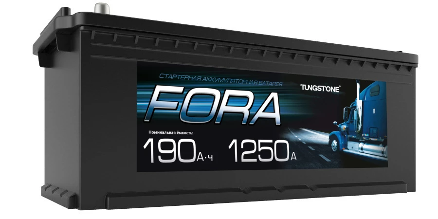 Аккумулятор Fora 6CT-190 рус прям. пол. 1100А 518х220х200