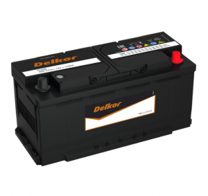 Аккумулятор DELKOR 110R обр. пол. 850А 393x175x190