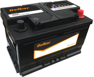 Аккумулятор DELKOR LB3 75 Ач обр. пол. низкий (57539) 650А 278x175x175