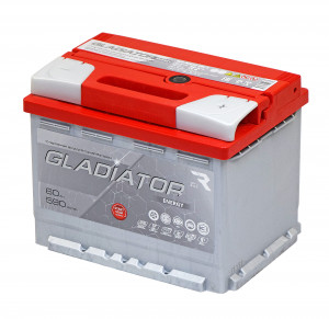 Аккумулятор Gladiator Energy 60L прям. пол. 590A 242х175х190