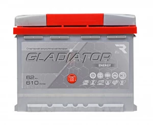 Аккумулятор Gladiator Energy 62L прям. пол. 610A 242х175х190