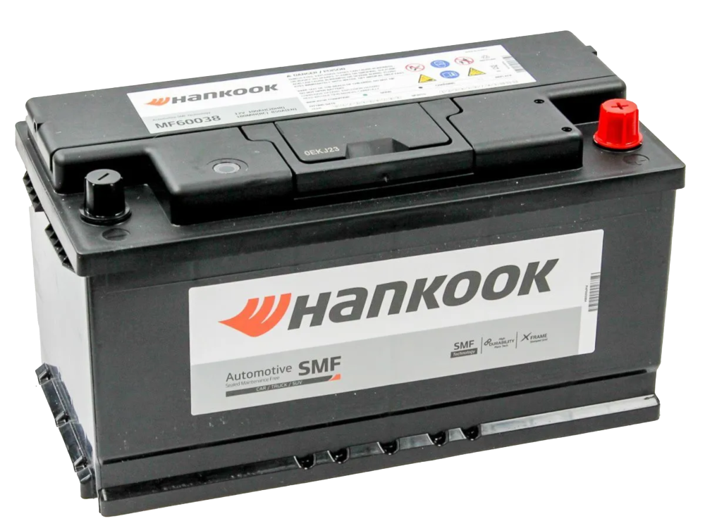 Аккумулятор HANKOOK L5 100 Ач обр. пол. 850A 353x175x190