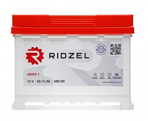 Аккумулятор RIDZEL 65L прям. пол. 680A 242х175х190