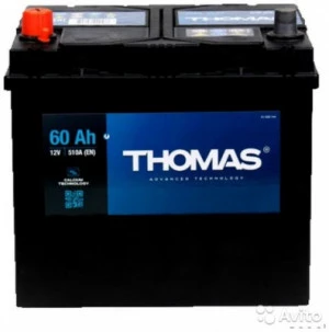 Аккумулятор THOMAS Asia 60L прям. пол. 510A 232x173x220