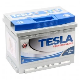 Аккумулятор TESLA Premium Energy 60R обр. пол. 620А 242x175x190