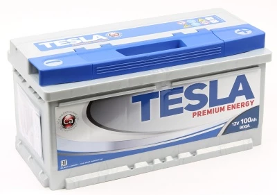 Аккумулятор TESLA Premium Energy 100R обр. пол. 900А 353x175x190