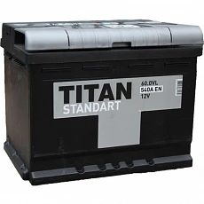 Аккумулятор TITAN STANDART 60R обр. пол. 540A 242x175x190