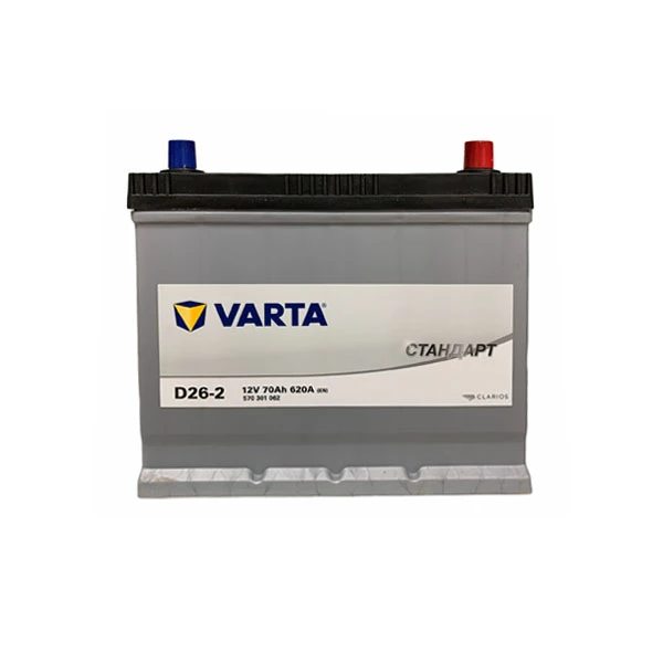 Аккумулятор Varta Стандарт Asia D26 68R обр. пол. 580A 258x173x223