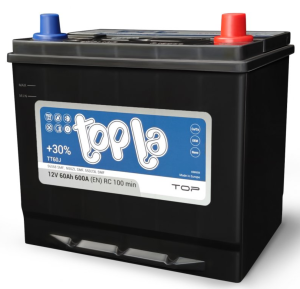 Аккумулятор Topla Top Asia 60 Ач обр. пол. 650A 232x173x225