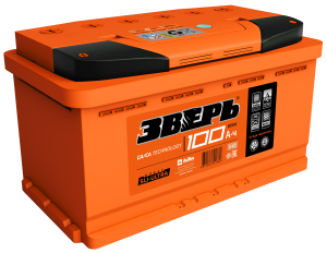 Аккумулятор Зверь 100 Ач прям. пол. 940А 353х175х190