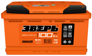 Аккумулятор Зверь 100 Ач прям. пол. 940А 353х175х190