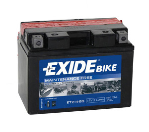 Аккумулятор Мото EXIDE AGM ETZ14-BS 12Ач 205A прям. пол. 150x87x110 (YTZ12S, YTZ14S)