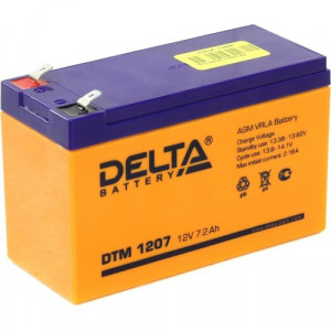 Аккумулятор для ИБП DELTA DTM 1207 12В 7.2 Ач 151x65x94