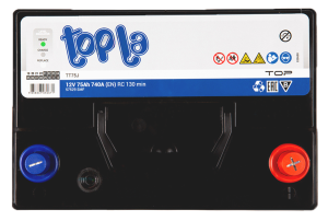 Аккумулятор Topla Top Asia 75 Ач обр. пол. 740A 261x173x220