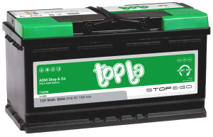 Аккумулятор Topla AGM STOP-N-GO 95 Ач обр. пол. 850A 353x175x190