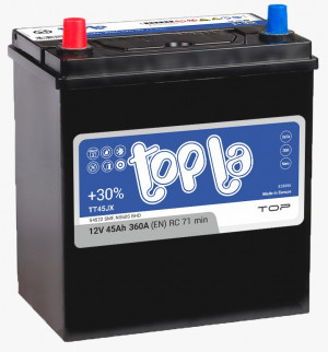 Аккумулятор Topla Top Asia 45L прям. пол. тонк. кл. 400A 238x128x220