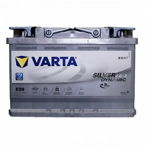 Аккумулятор Varta Silver AGM E39 70R обр. пол. 760A 278x175x190