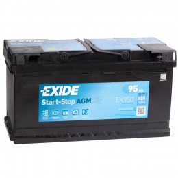 Аккумулятор EXIDE Start-Stop AGM 95R обр. пол. 850А 353x175x190 (EK950)