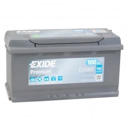 Аккумулятор EXIDE Premium EA1000 100R обр. пол. 900A 353x175x190