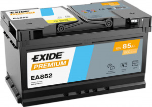 Аккумулятор EXIDE Premium EA852 85R низкий 800А 315x175x175