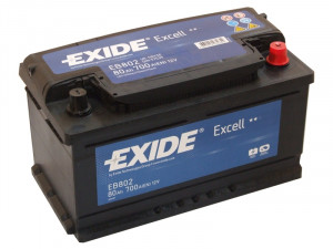 Аккумулятор EXIDE Excell 80R обр. пол. 700А 315x175x175