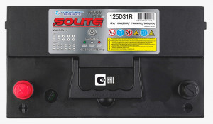 Аккумулятор SOLITE PREMIUM SILVER 125D31R 110L прям. пол. 850A 306x173x220 с юбкой
