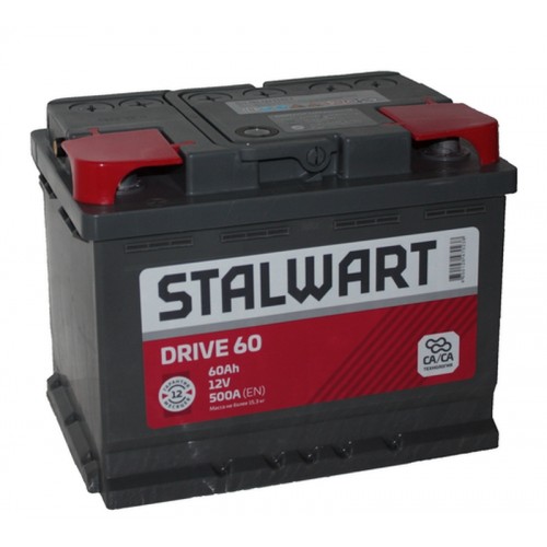 Аккумулятор STALWART Drive 60R обр. пол. 500A 242x175x190
